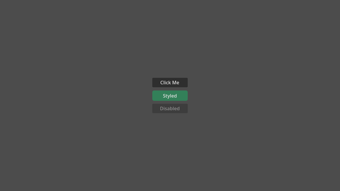 Godot render of Button