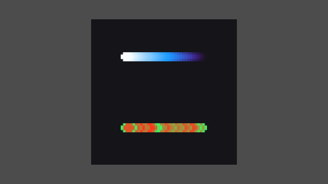 Godot render of Colour ramps