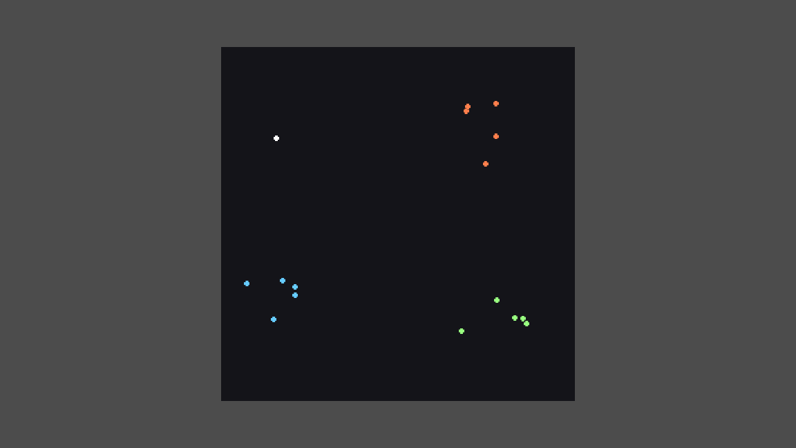 Godot render of Emission shapes