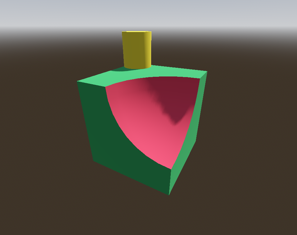 Godot render of One surface per material
