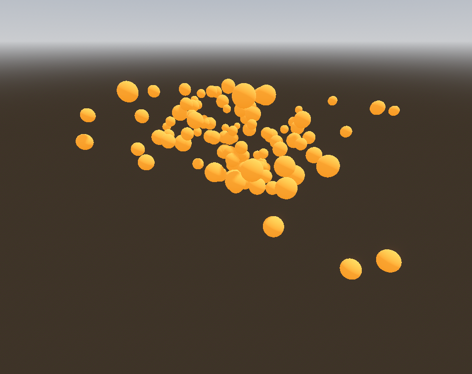 Godot render of GPUParticles3D