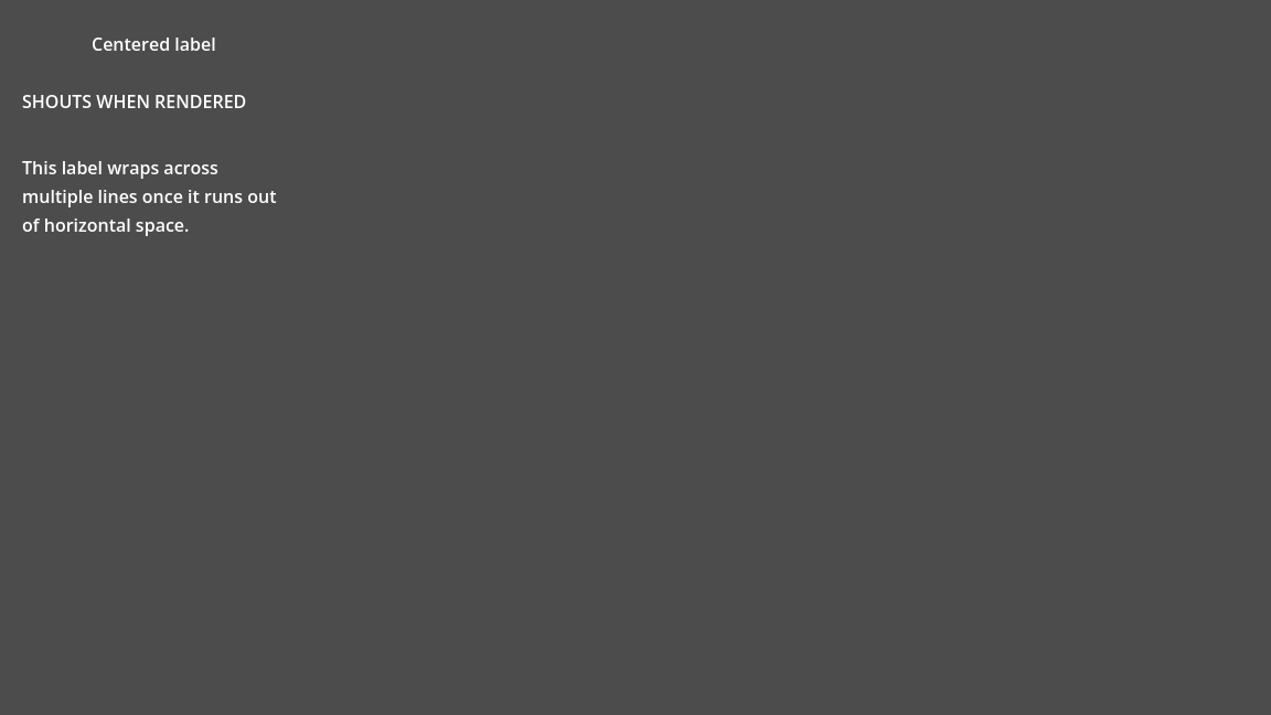 Godot render of Label
