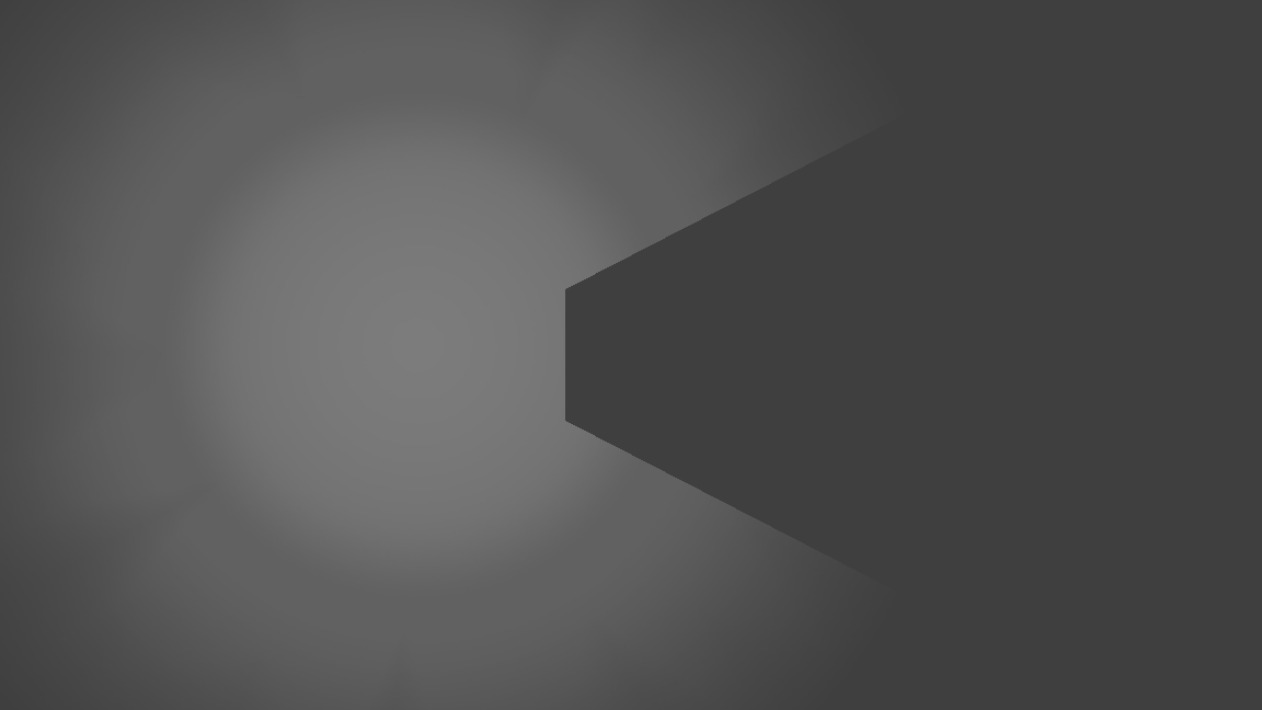 Godot render of A closed occluder polygon