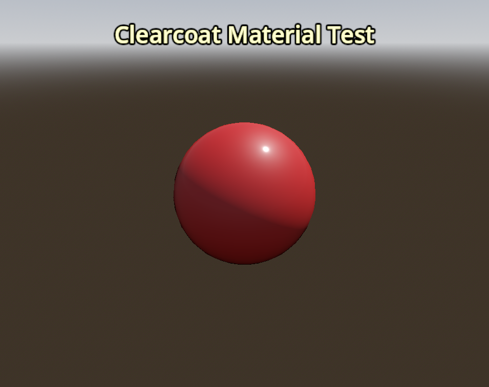 Godot render of Clearcoat