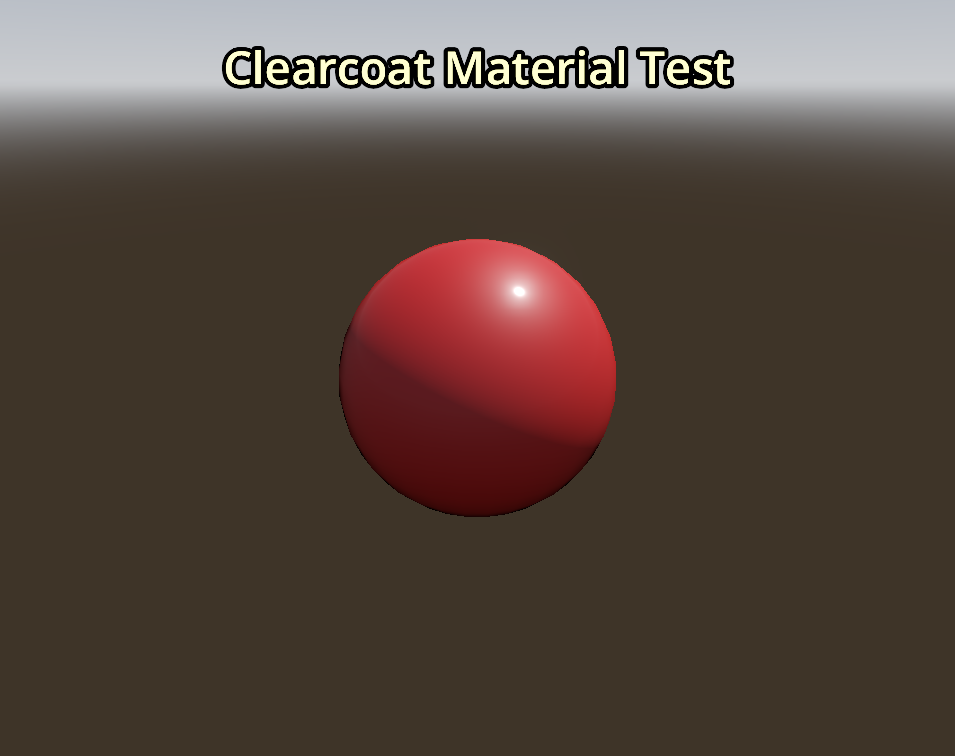 Our render of Clearcoat