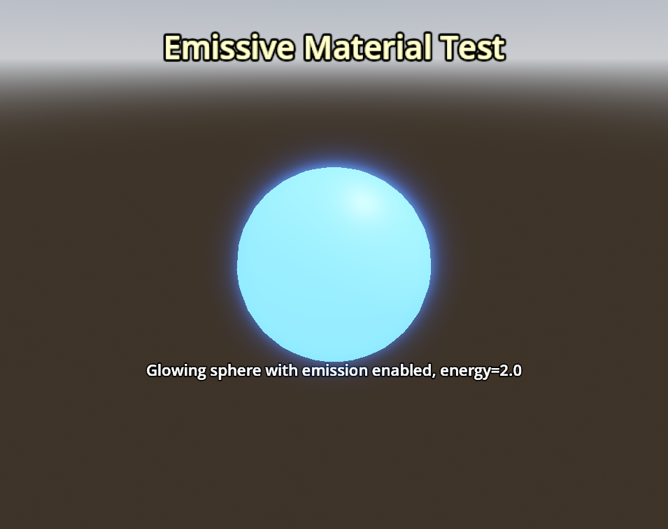 Godot render of Glow (bloom)