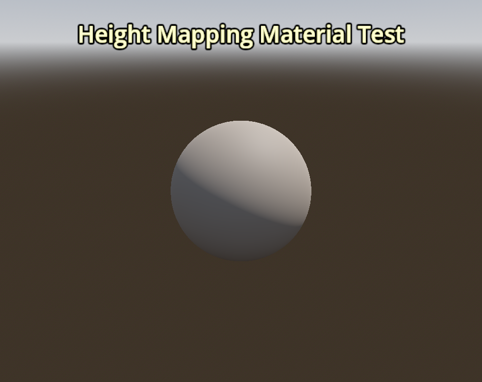 Godot render of Height mapping