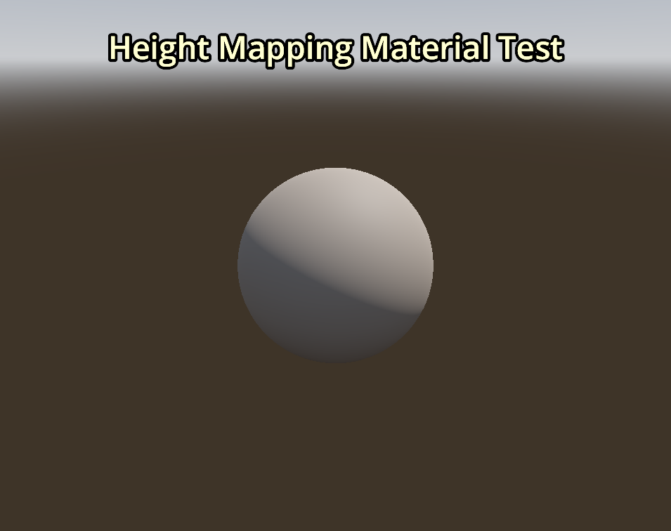 Our render of Height mapping