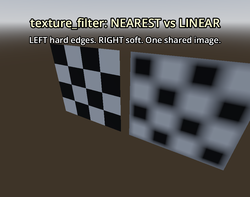 Our render of Texture filter