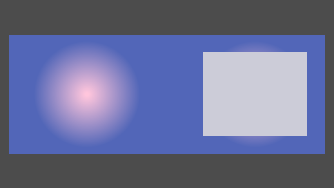 Godot render of An inline gradient cookie, a canvas tint, and an unshaded item