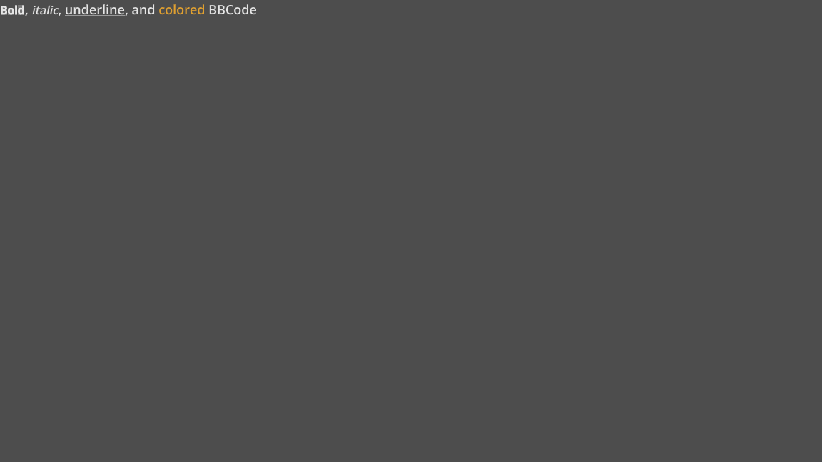 Our render of RichTextLabel