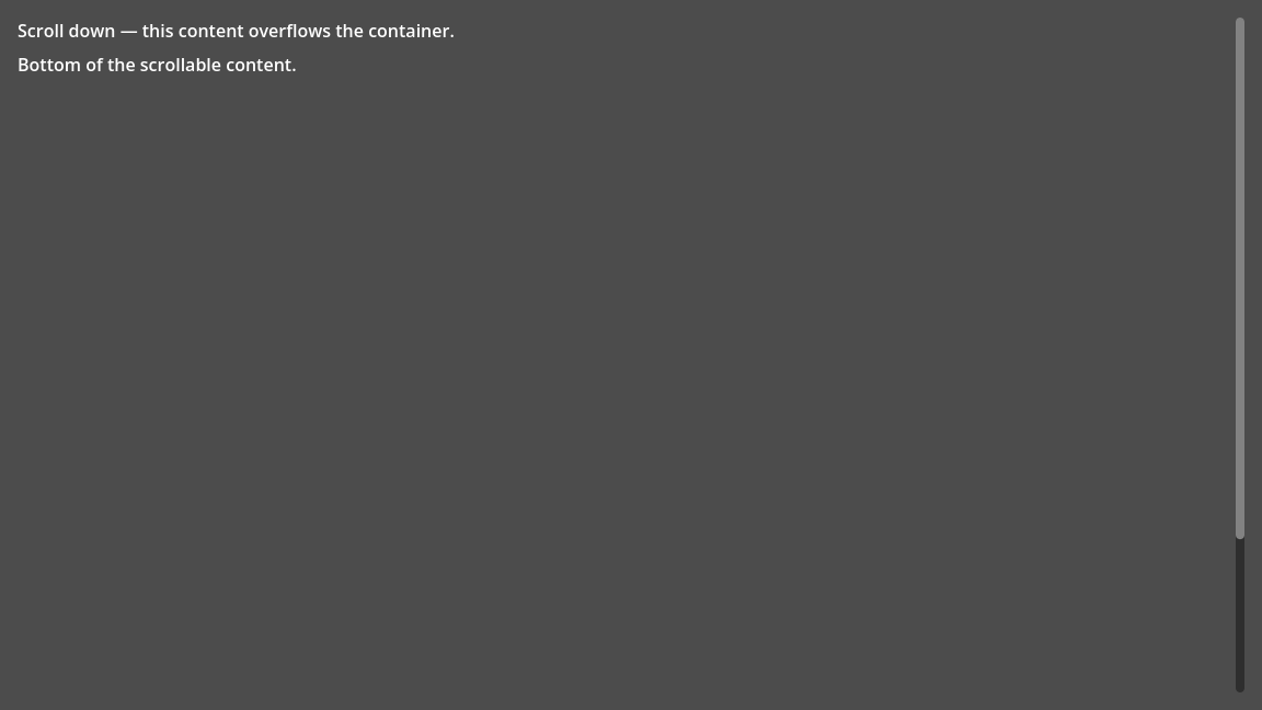 Godot render of ScrollContainer